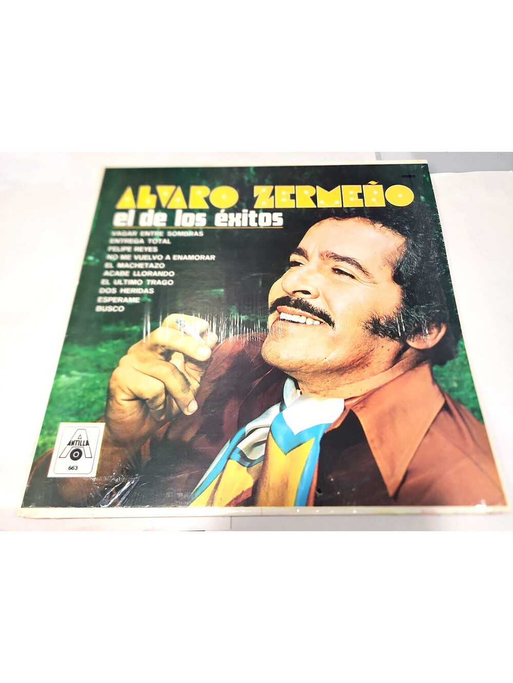 Alvaro Zermeno - El De Los Exitos Vinyl LP - Antilla 663 - Rare Latin Ranchera